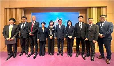 Eine parteiübergreifende Delegation südkoreanischer Abgeordneter besucht derzeit Taiwan  (Foto: CNA)