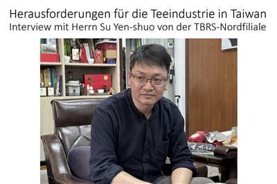 Su Yen-Shuo, Leiter der Nord-Filiale der Taiwan Tee- und Getränke- Forschungsstation