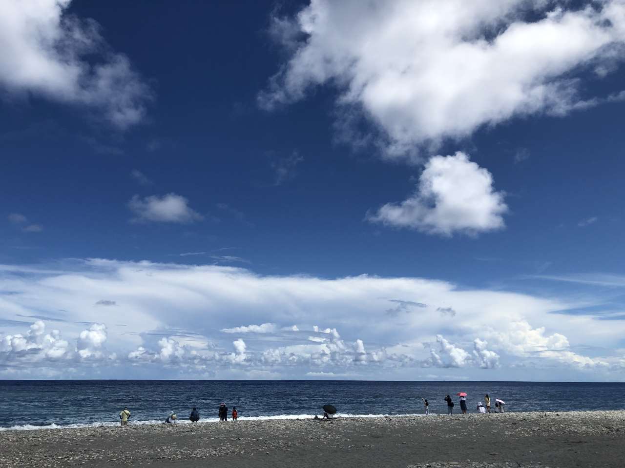 Sommer am Strand in Taitung in Südosttaiwan