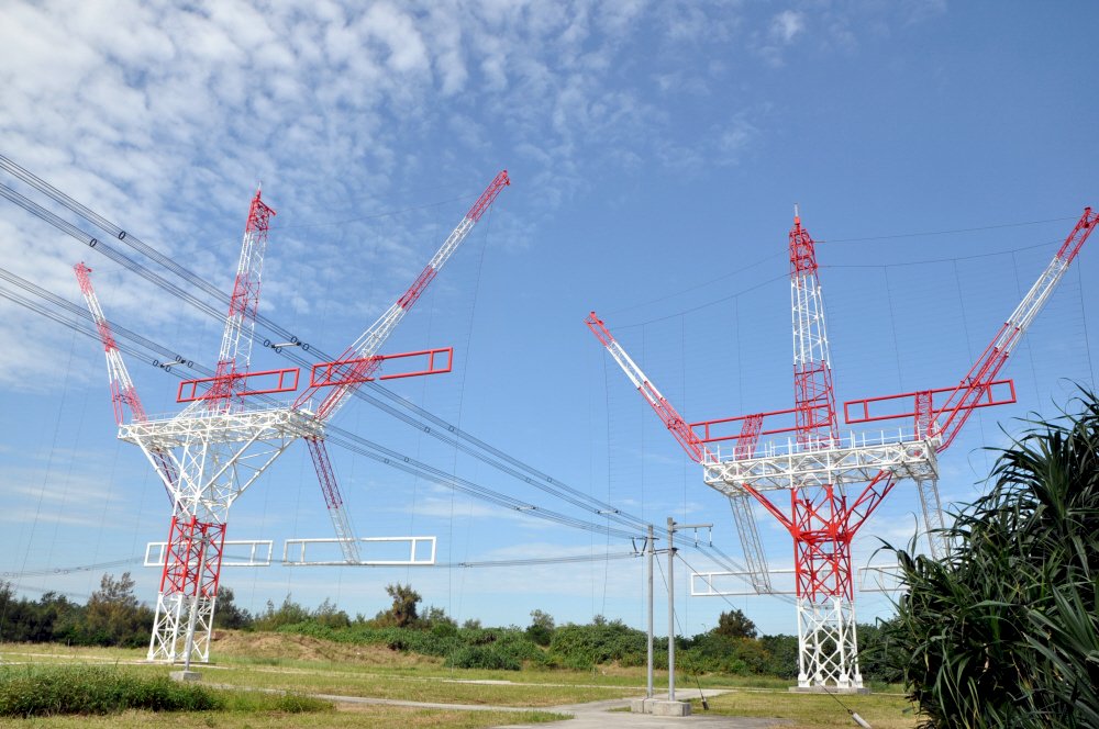Antennen der Sendeanlage Tamsui (Foto: RTI)