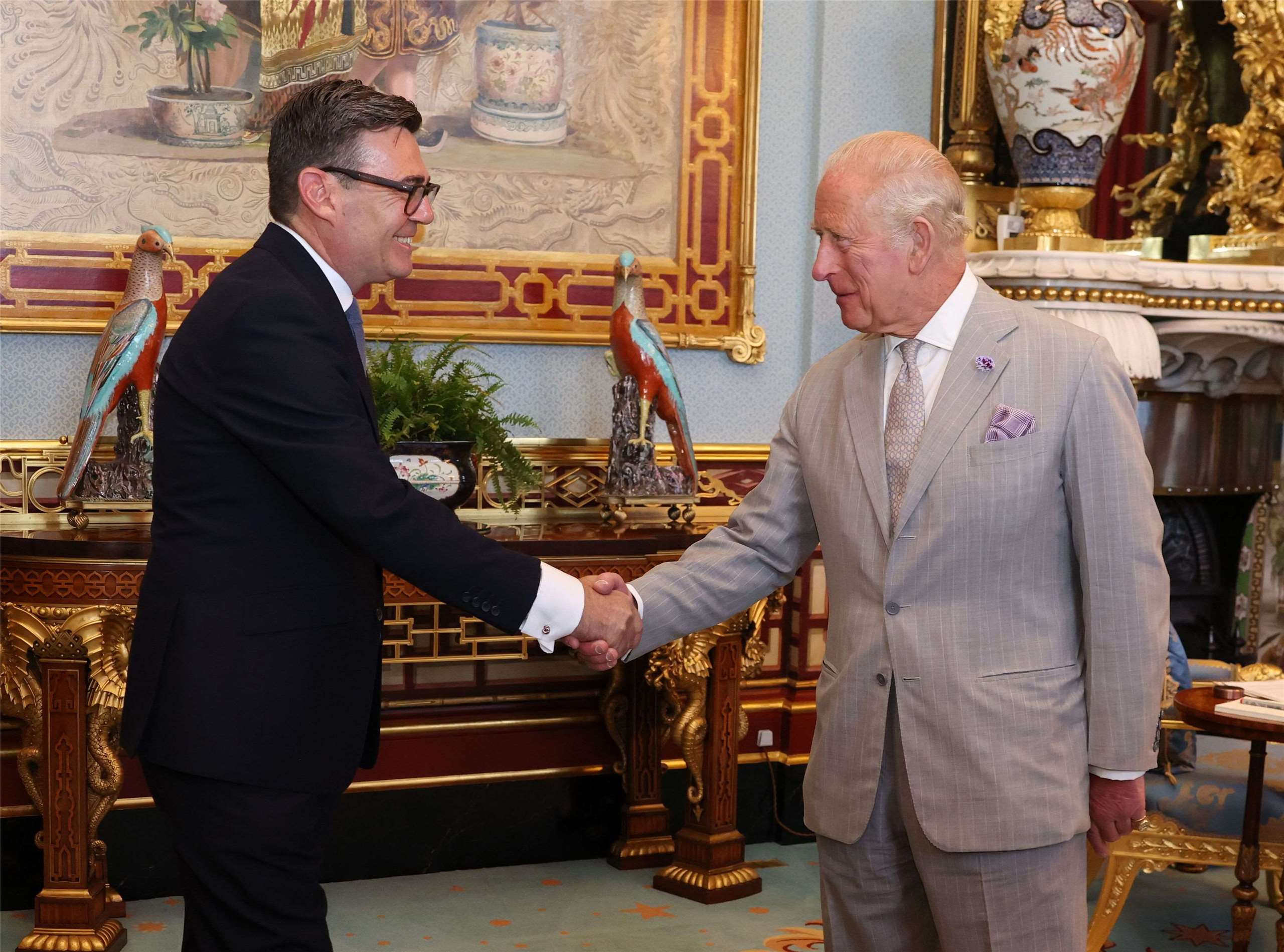Burnham hat sein Amt offiziell angetreten, nachdem er am Montag von König Charles III. empfangen worden war. (Foto: Büro des Premierministers)