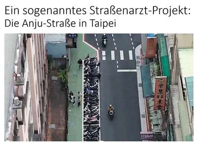 Anju-Straße nach der Sanierung