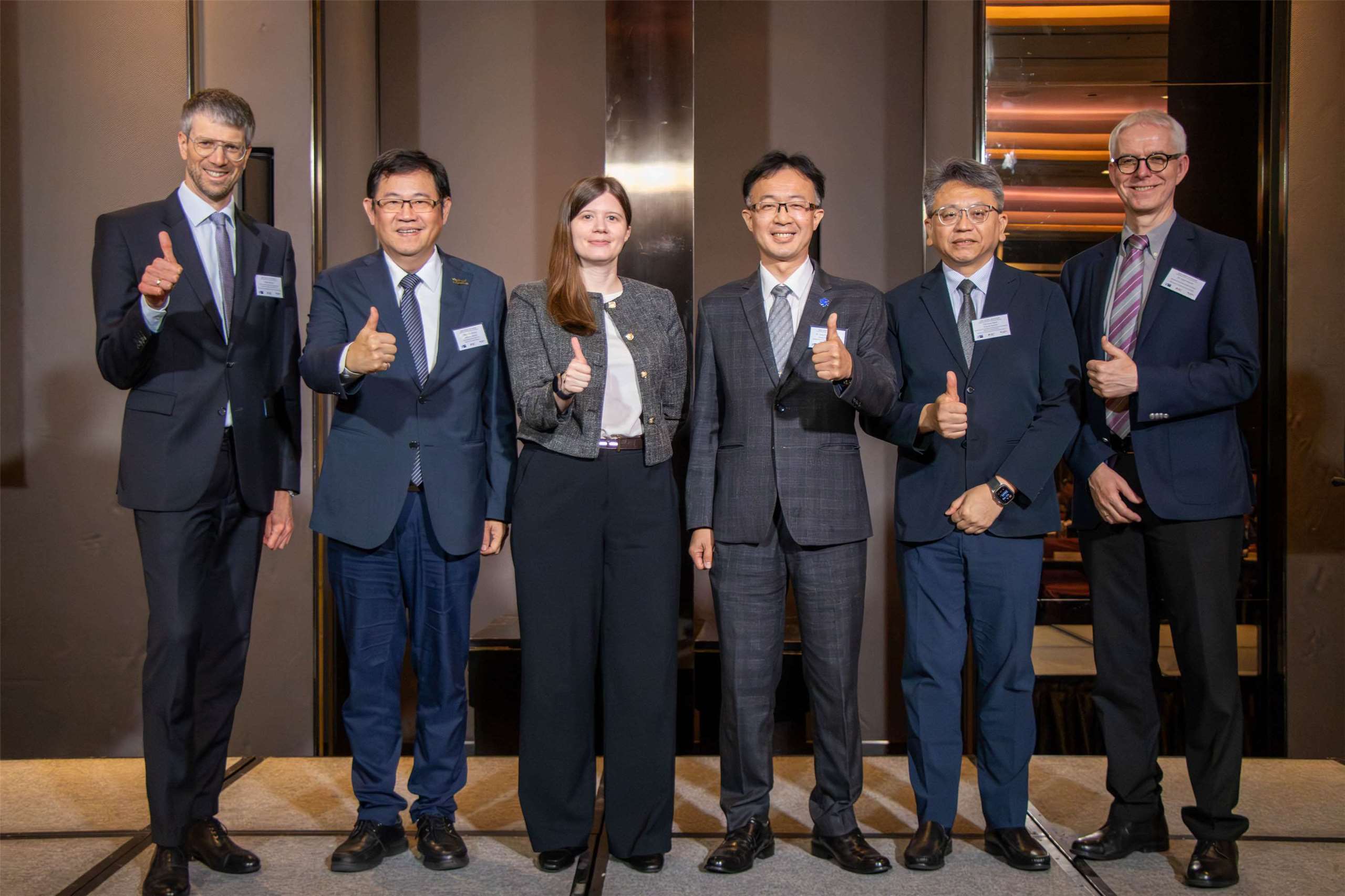 Dr. Jürgen Maurer (ganz rechts) während der Taiwanese-German Aerospace Conference im Mai 2026 (Foto: Christoph Lory/Deutsches Wirschaftsbüros Taipei)