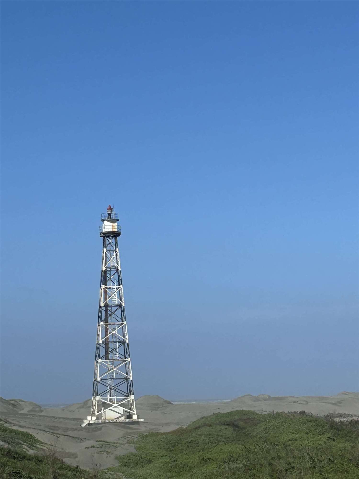 Der Start von Josef Goldbergers 800 kilometer lange Wanderung : der Guosheng Leuchtturm (國聖燈塔)(Foto: Josef Goldberger)