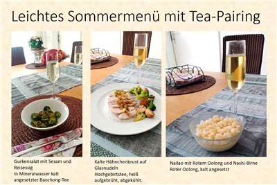 Leichtes Sommermenü mit Tea-Pairing