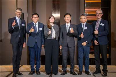 Dr. Jürgen Maurer (ganz rechts) während der Taiwanese-German Aerospace Conference im Mai 2026 (Foto: Christoph Lory/Deutsches Wirschaftsbüros Taipei)