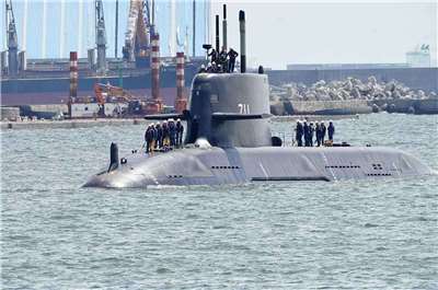 Taiwans selbstentwickeltes U-Boot, Narwhal. (Foto: CNA)