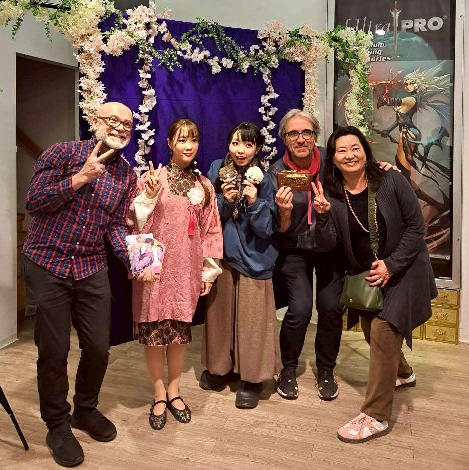 Veranstaltung mit den Manga-KünstlerinnenRiceDumpling und Wu Shi-Shan im Comic Planet Duisburg (Foto: Taiwanherz)