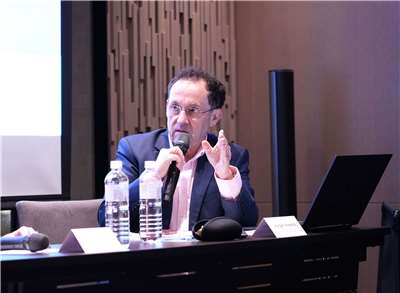 Jürgen Kremb bei der Vorstellung seiner Studie "The War of Spies: How China's Intelligence Services Are Infiltrating Taiwan – and What Europe Must Learn from It" (Foto: Friedrich-Naumann-Stiftung )