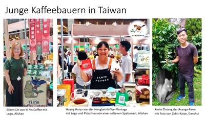 Junge Kaffeeanbauer in Taiwan