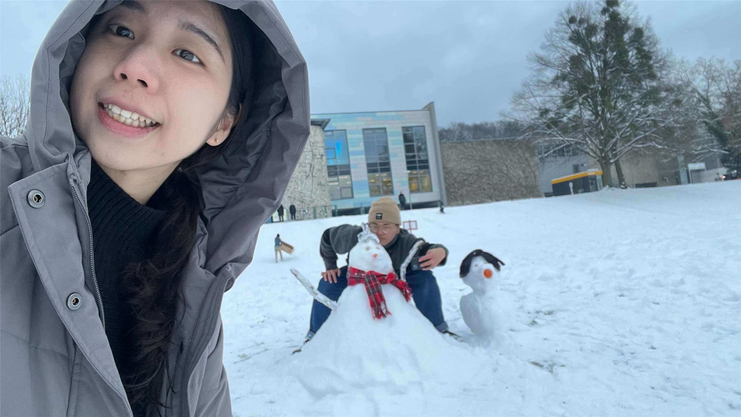 Wie viele Schneemänner hat Charlotte während ihrer Göttinger Zeit wohl gebaut? (Foto: Charlotte Cheng)