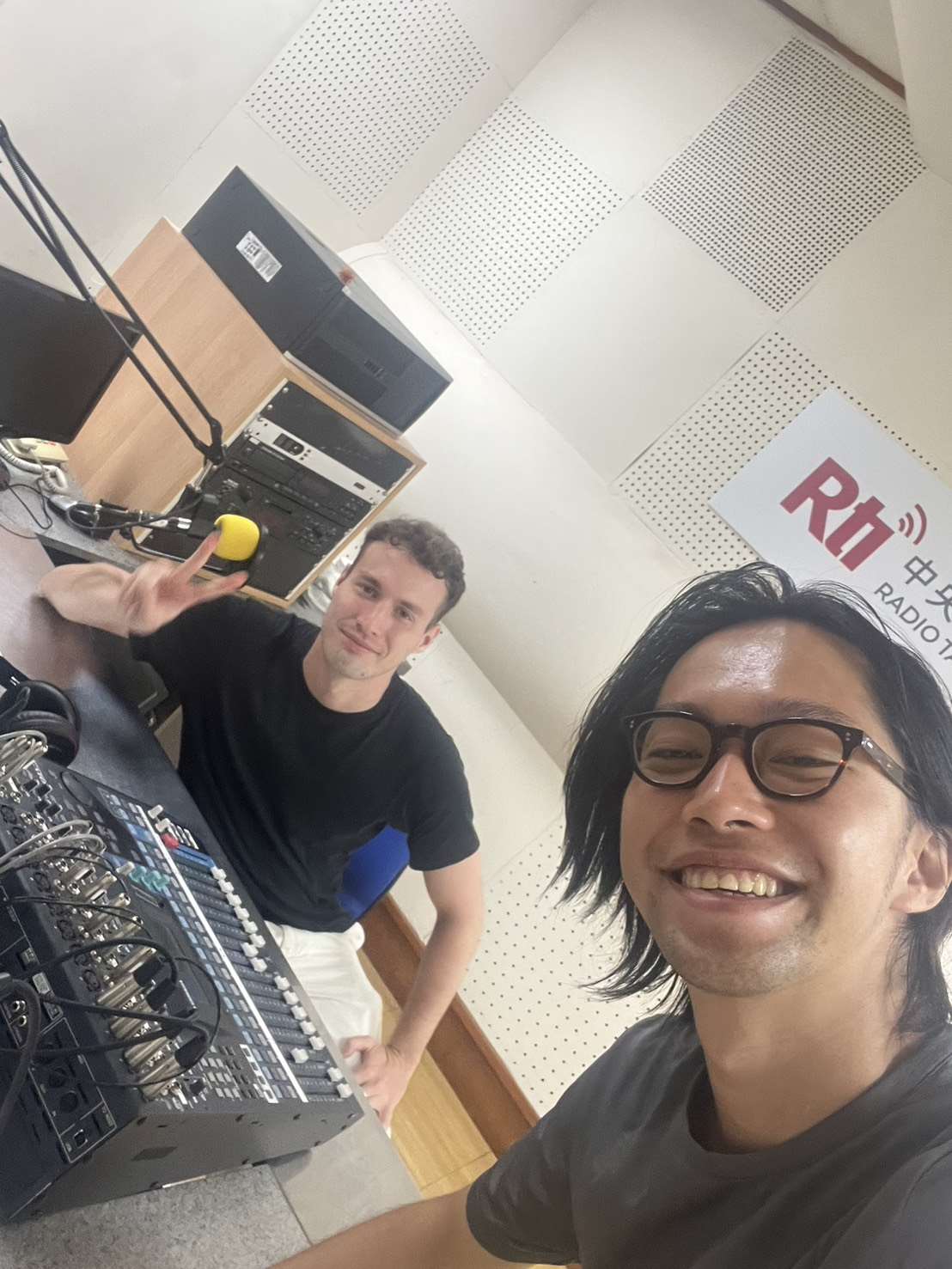 Lin Wei-lun im RTI-Studio.