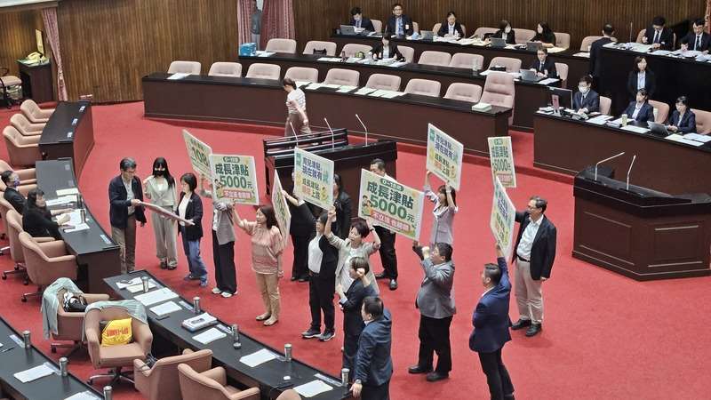 Vertreter der DPP protestieren gegen das verabschiedete Gesetz (Foto: CNA)