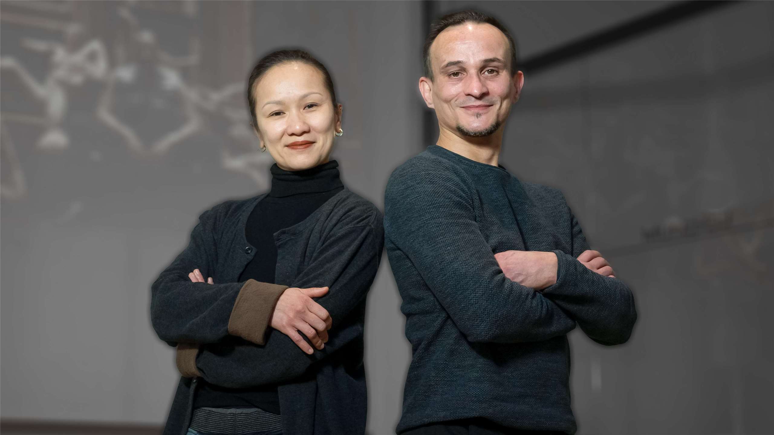 Die Gründerin, Mu-Yi Chen, und der Gründer, Norbert Kegler, von MuNo-Production