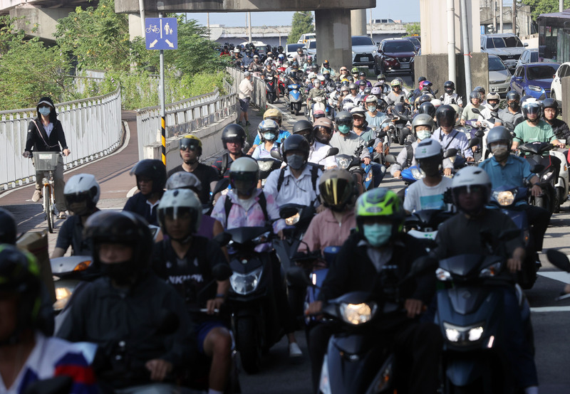 Scooters in Taiwan. (Photo: CNA)