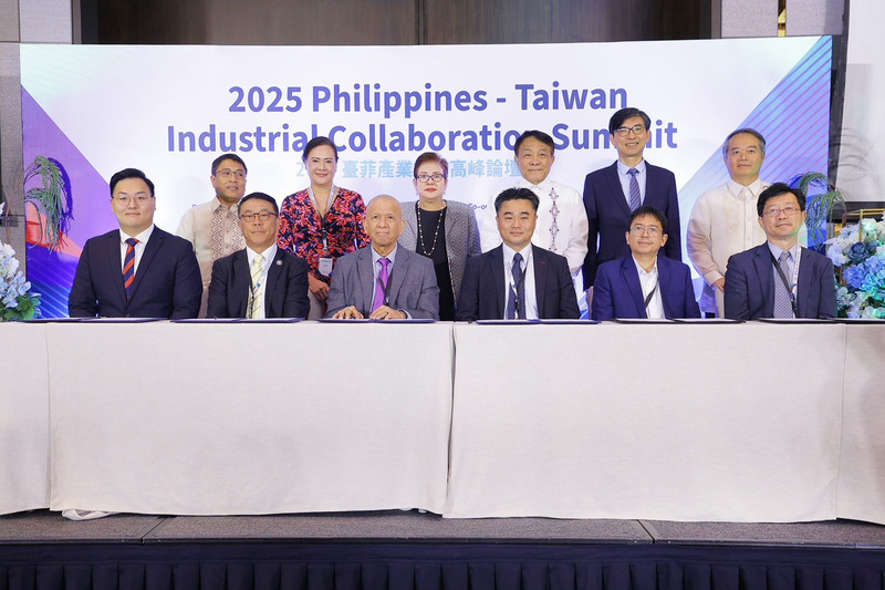 Taiwan and the Philippines signed MOUs at the 9th Philippines-Taiwan Industrial Collaboration Summit. (Photo: CNA)