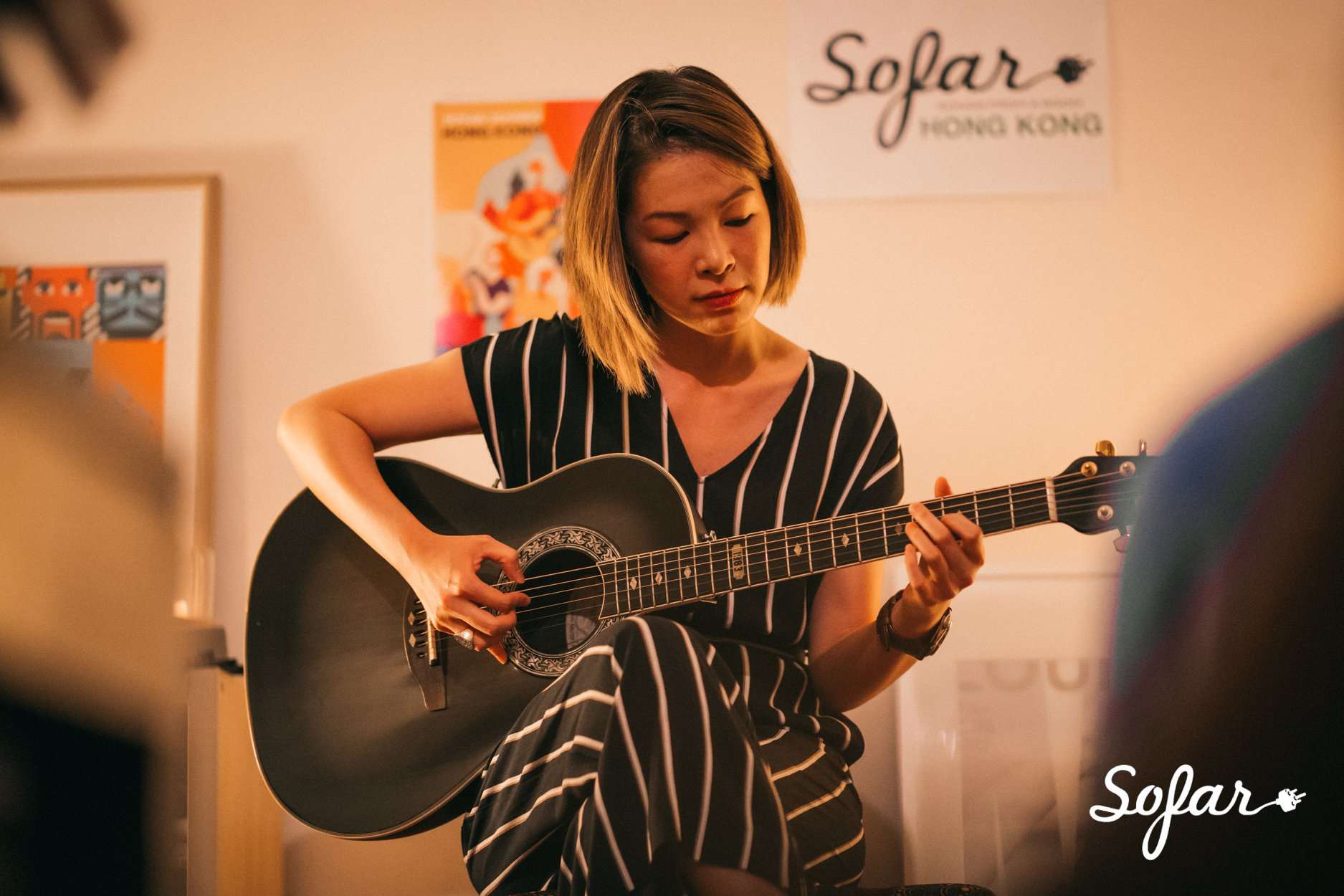 Holly Mak playing the guitar. (Photo: Provided by Holly) 