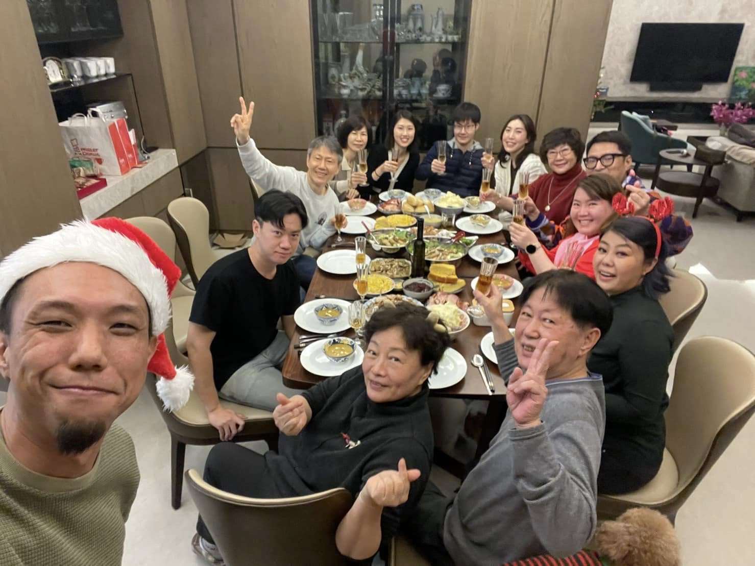Christmas at Michelle's family's house! (Photo: Michelle Chiang)