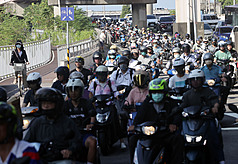 Scooters in Taiwan. (Photo: CNA)