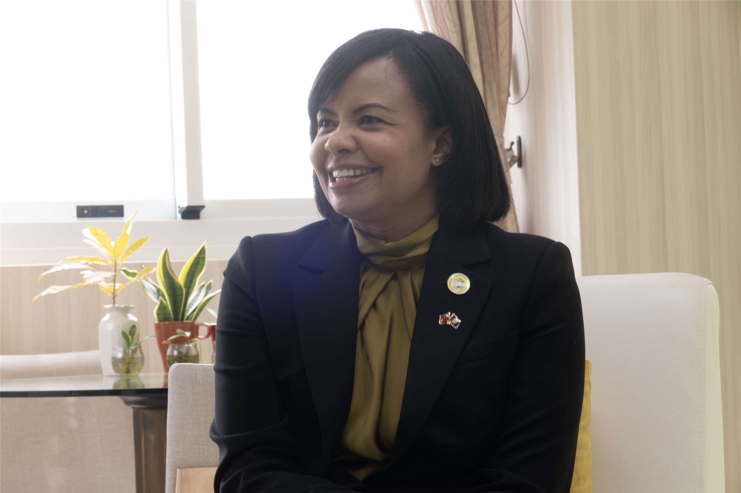 Belize Ambassador Katherine Vanessa Meighan visited Rti on November 6, 2025. (Photo:Rti) 