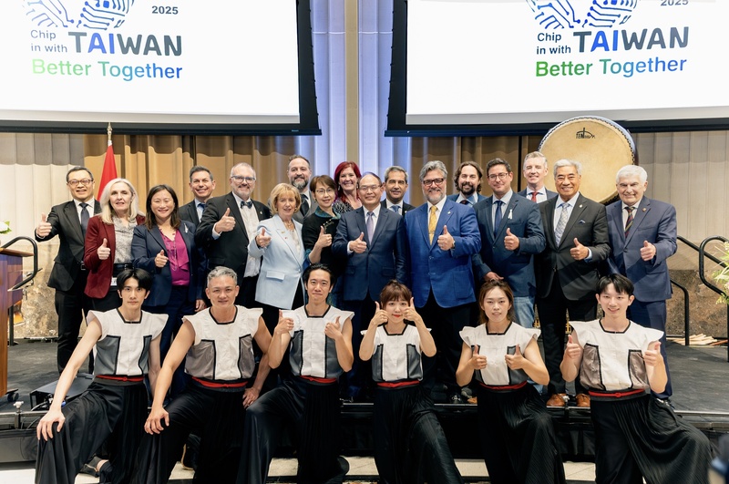 The Taipei Economic and Cultural Office in Canada held its annual "Taiwan Night" event. (Photo: CNA)