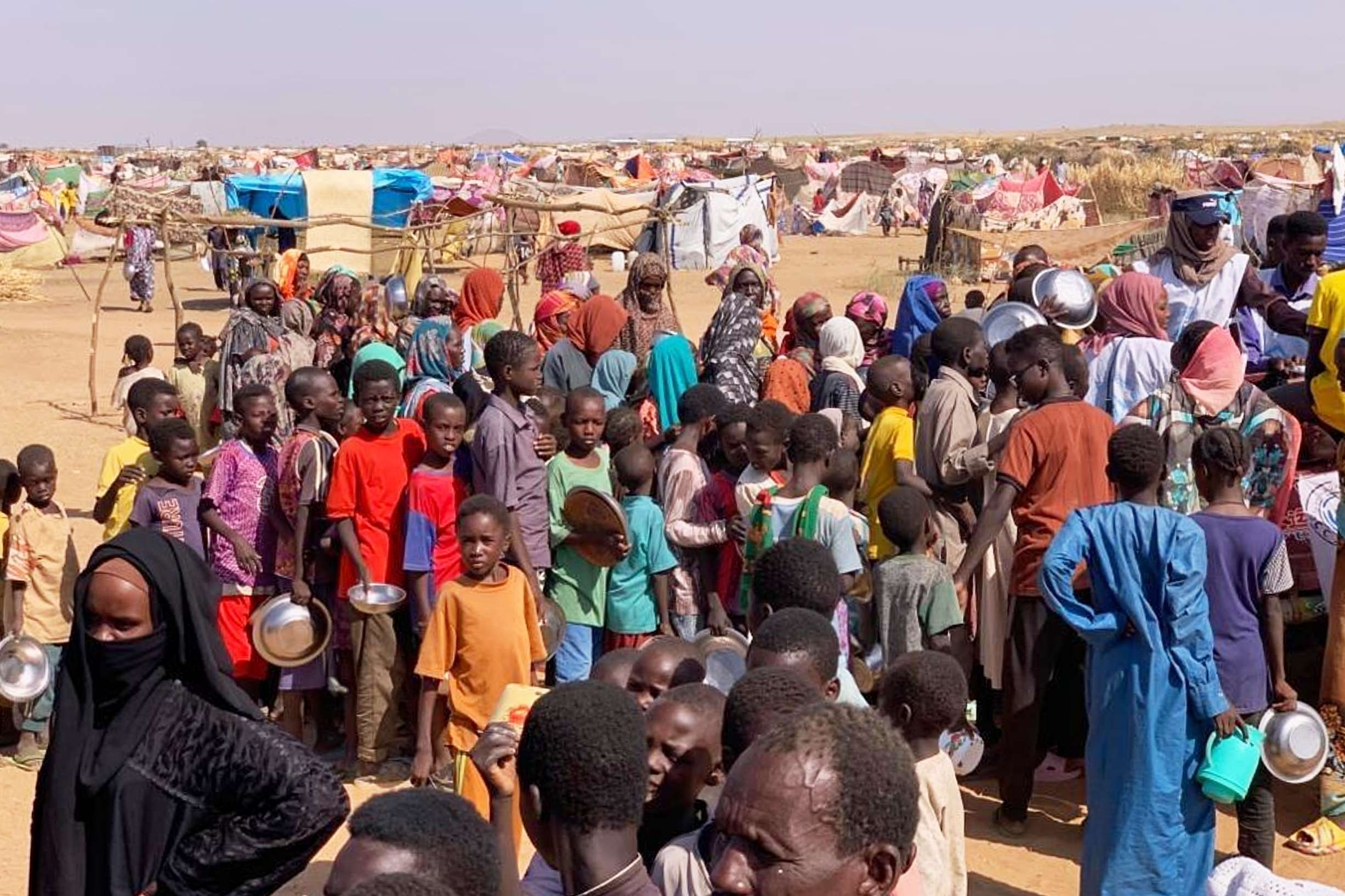 After the Rapid Support Forces (RSF) captured the strategic city of El Fasher in Darfur, Sudan, large numbers of people fled to neighboring cities, becoming displaced refugees. Over 12 million have fled their homes in during the ongoing Sudanese civil war, and famine has been declared in the newly captured region. (Photo: AP/AFP)
