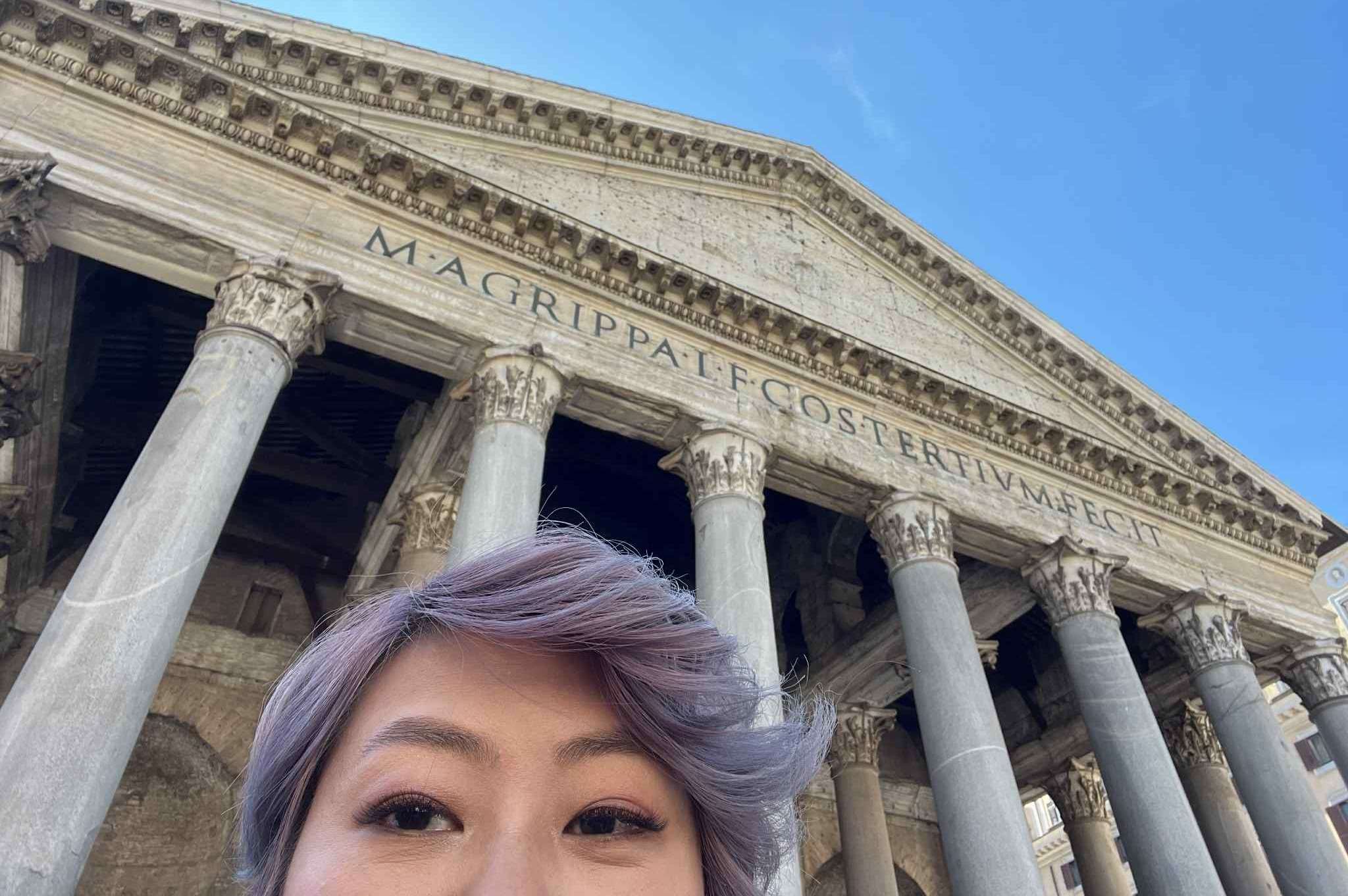 Michelle in front of the Pantheon in Rome, Italy! (Photo: Michelle Chiang)