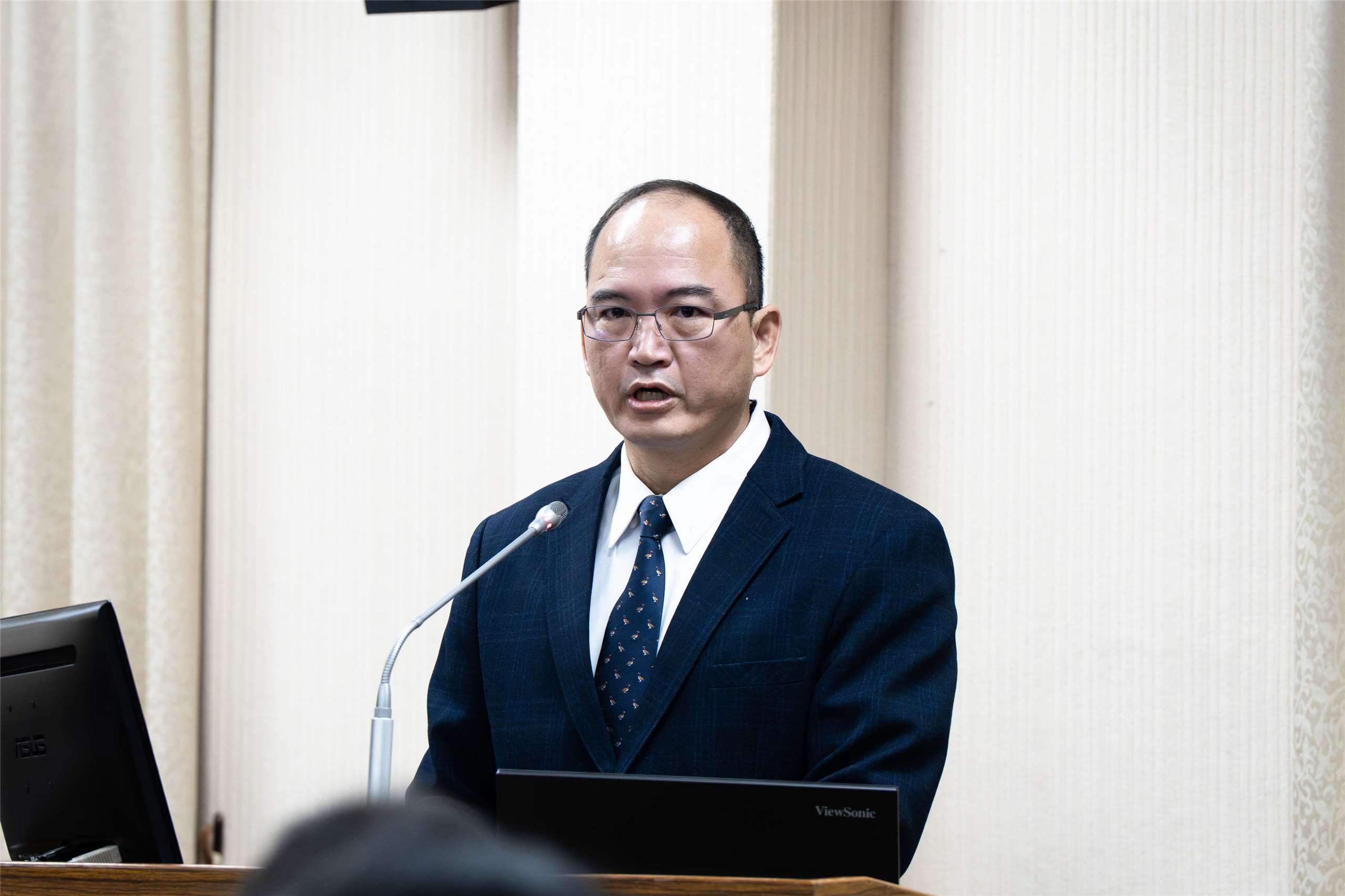 Operations and Planning Division Deputy Chief Lien Chih‑wei. (Photo: Rti)