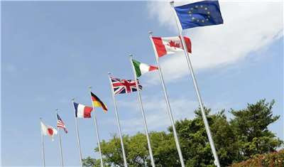 The foreign minister noted this is the fourth time this year that the G7 has reiterated its stance on maintaining peace in the Taiwan Strait, underscoring that preserving the status quo has become an international consensus. (Photo via the G7 Facebook)