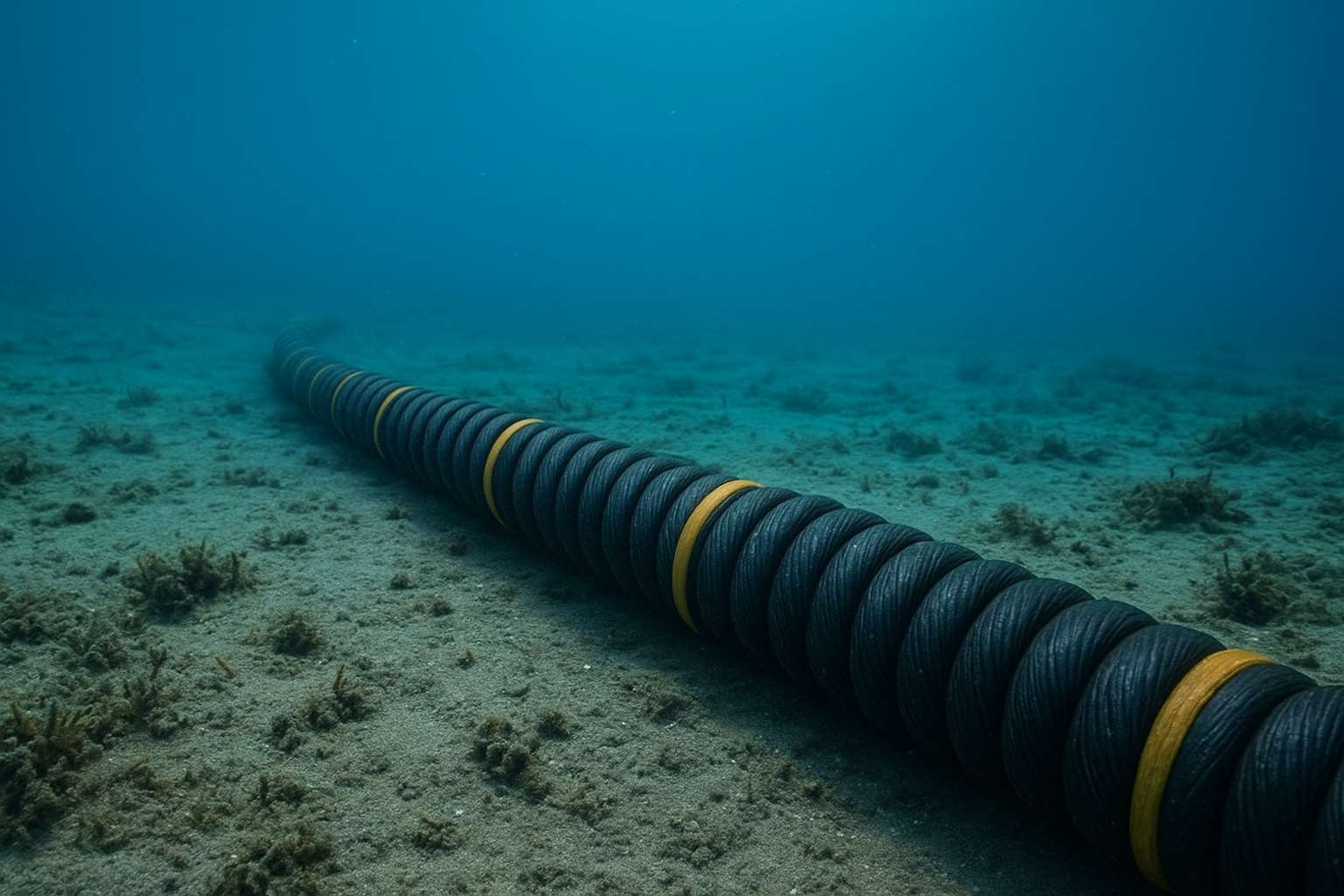 Submarine cable. (AI-generated image)