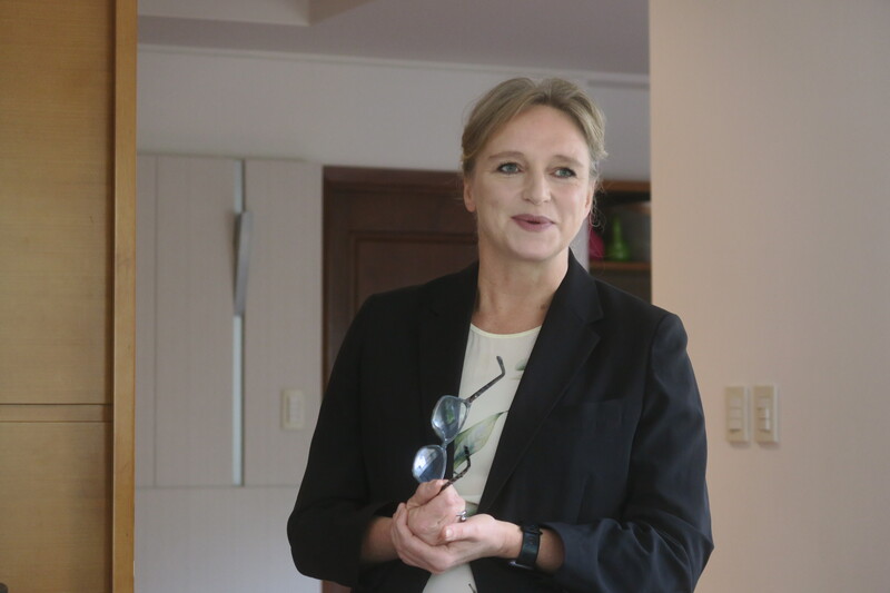 Swedish representative in Taipei, Helena Reitberger. (Photo: CNA)