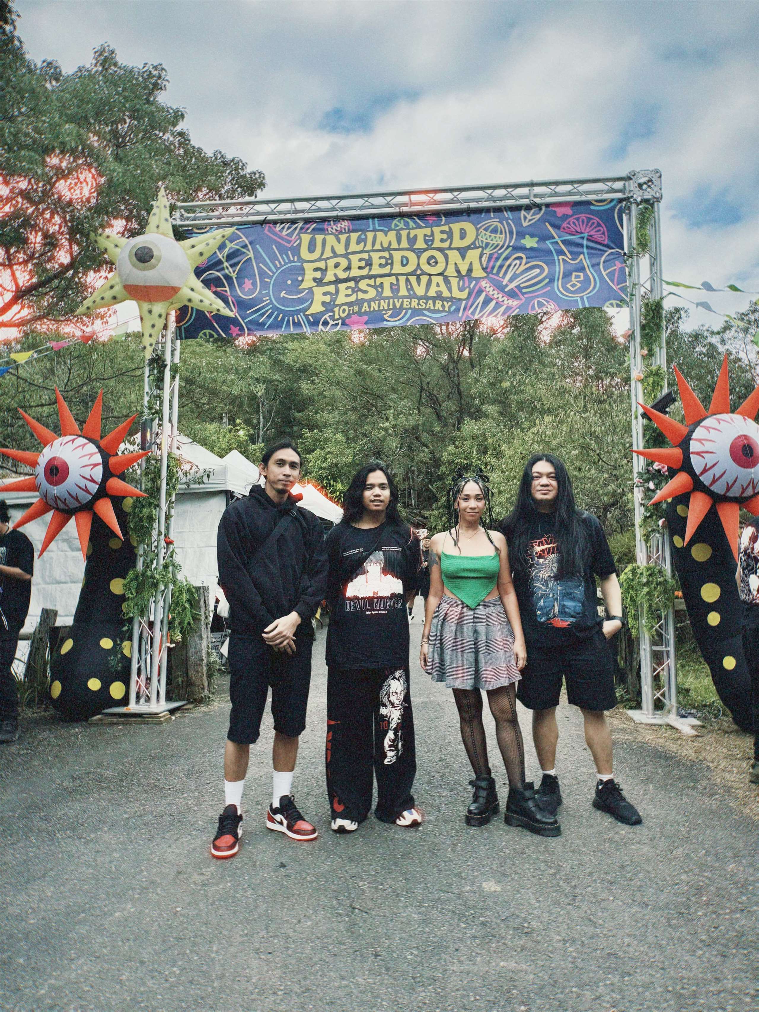 Saydie band members at the Unlimited Freedom Festival. (Photo: Provided by Saydie) 