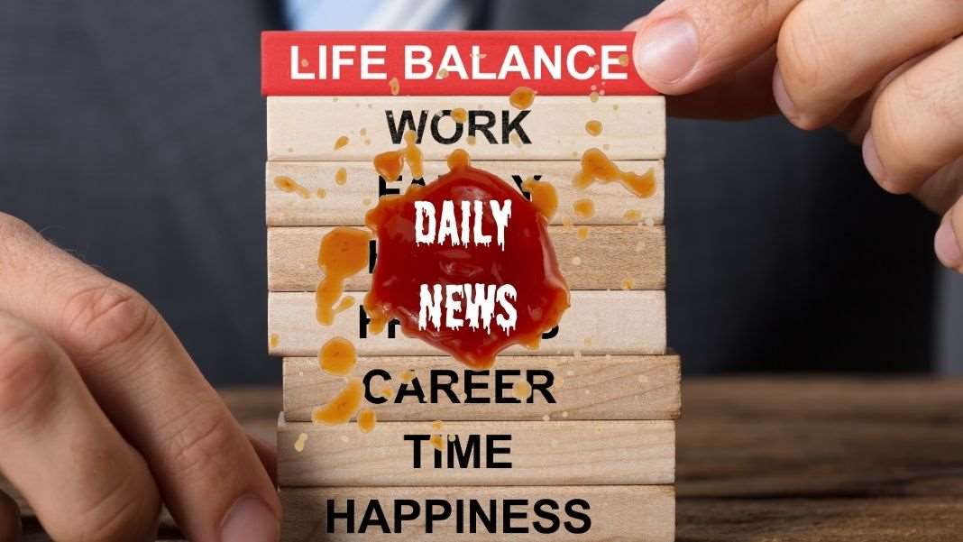 Is it even possible to achieve balance when trying to stay high information, low stress? We talk with some other news professionals to get their take. (Photo via Canva)