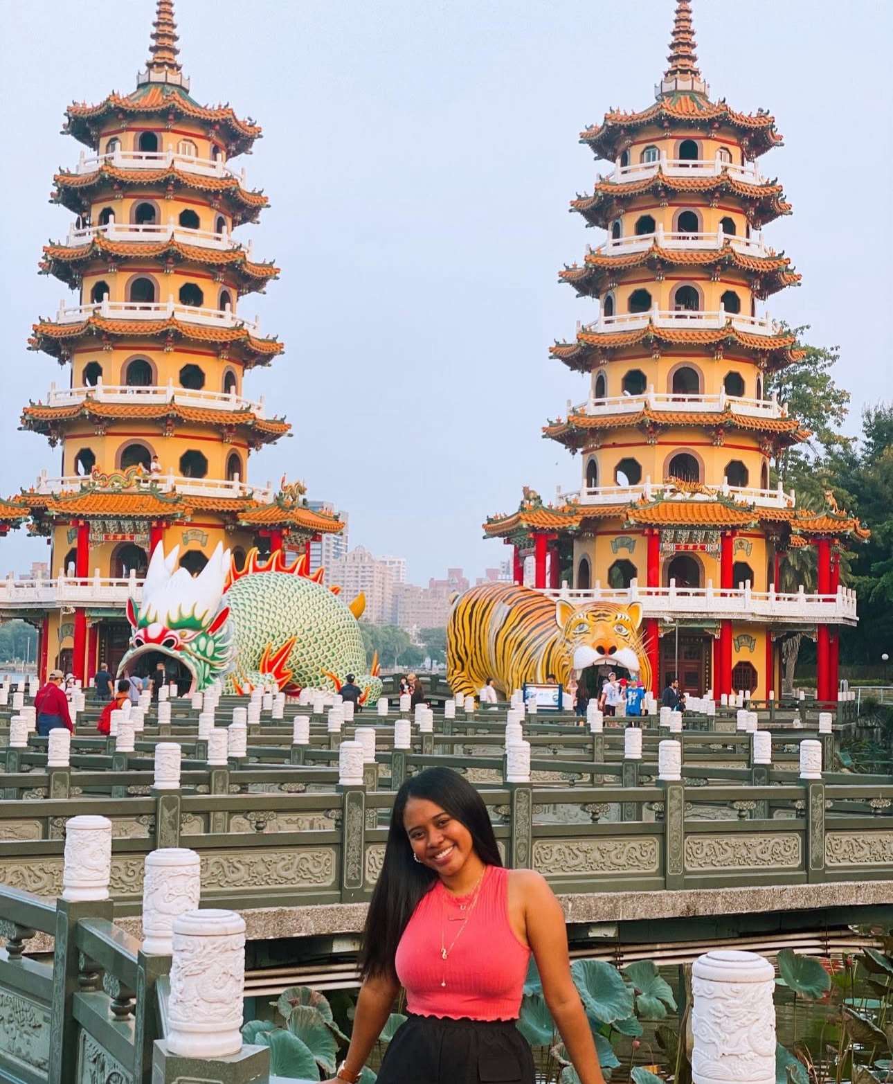 Hashlaey Bermudez seen here exploring one of the many tourist spots in Taiwan. (Photo: Hashlaey Bermudez)