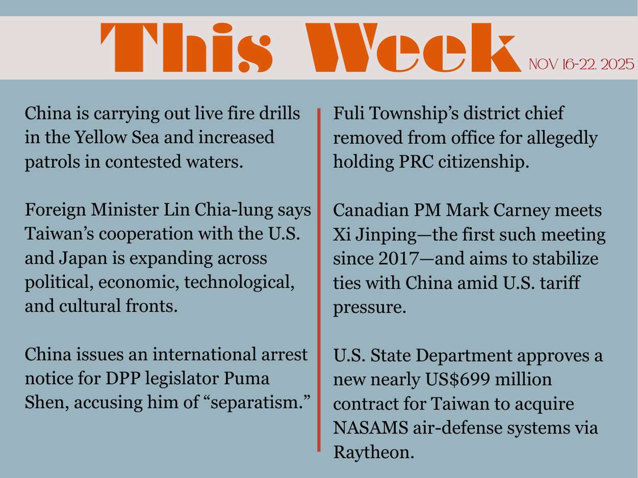 This Week in Taiwan