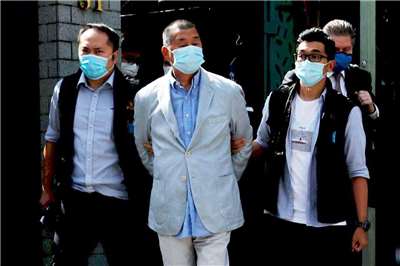 Hong Kong media tycoon Jimmy Lai is accused of violating the National Security Law. File photo from August 10, 2020 (Photo: Reuters).