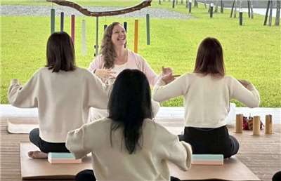 Genevieve leading a class! (Photo: Genevieve Murphy)