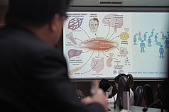 Charts illustrating how muscle health affects different parts of the body. (Photo: CNA)