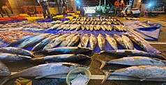 A seafood market in Penghu. (Photo: CNA)