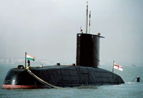 Indian Navy Submarine INS Shisumar (credit: Flickr/obelix4)