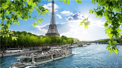 The Seine River in Paris France is famous for many things including as a scene of the most recent Olympic events! However, recently the river opened to more than just athletes! (Photo via Canva)