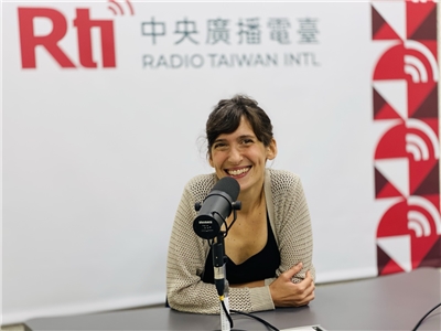 Beatrice Gallelli speaks with Radio Taiwan International on July 17, 2025. (Photo: Rti) 