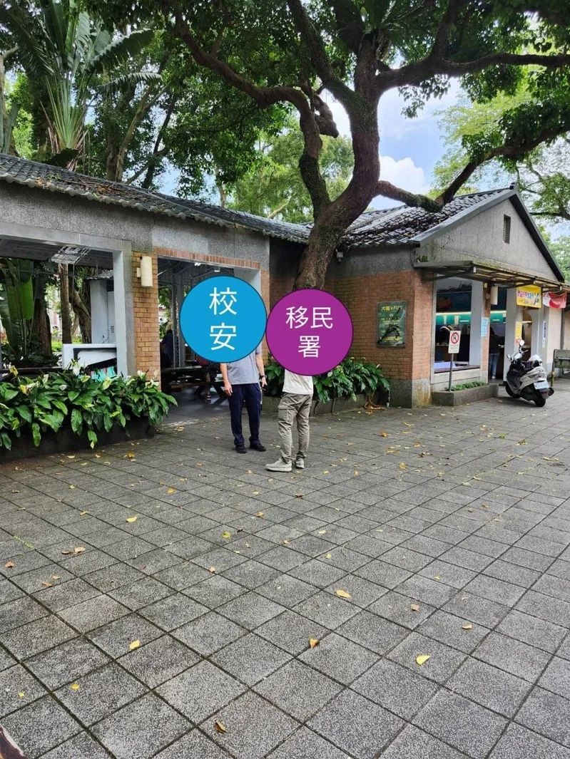 The National Immigration Agency's special task force raided National Taiwan University's campus to investigate illegal migrant workers, sparking heated debate online. (Photo provided by NTUSA)