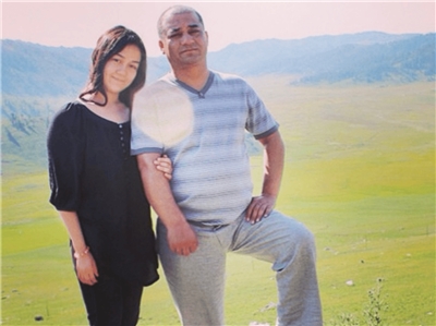 Jewher Ilham and Ilham Tohti. (Photo: Courtesy of Jewher Ilham)