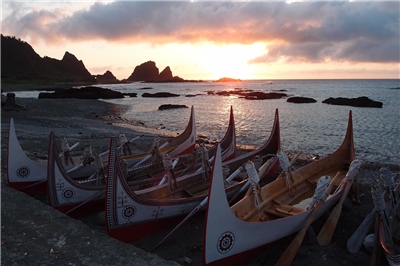 Boats of the Indigenous Tao people on Orchid Island. (Photo: Pixabay)