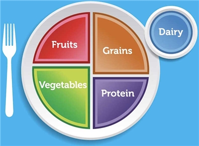 The FIT initiative encourages a balanced and varied diet with minimal added sugar to combat overweight and obesity. (Image from USDA)