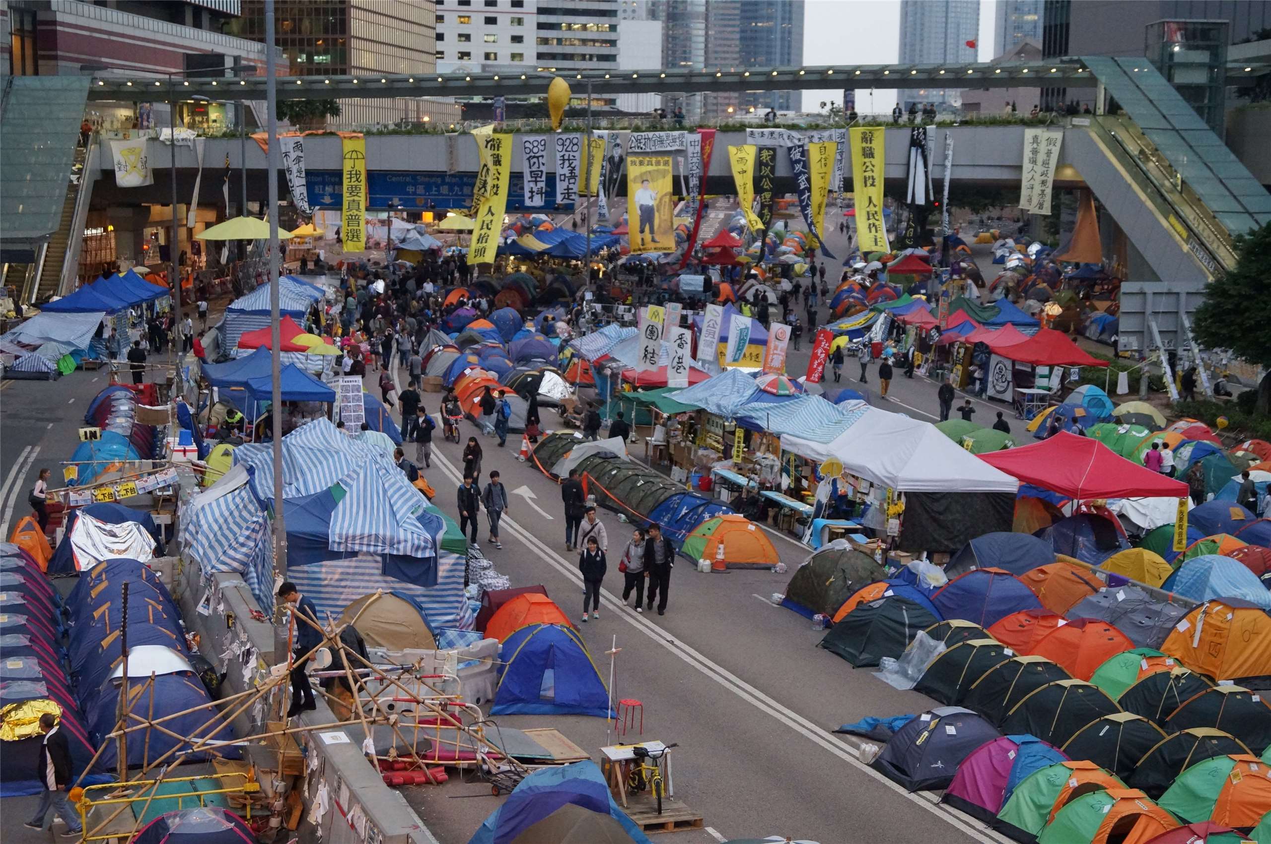 Photos from Hong Kong's Umbrella Movement.