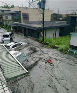 Aftermath of Typhoon Ragas in Hualien County. (Photo: Screenshot of live broadcast from the Central Disaster Prevention and Response Council)