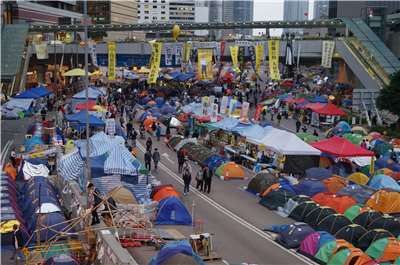 Photos from Hong Kong's Umbrella Movement.
