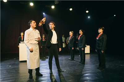 David Perez at one of his theater performances on stage (Photo: David Perez)